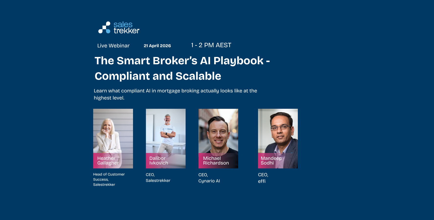 WEBINAR: The Smart Broker's AI Playbook - Compliant & Scalable
